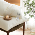 Cotton feather silk pillow